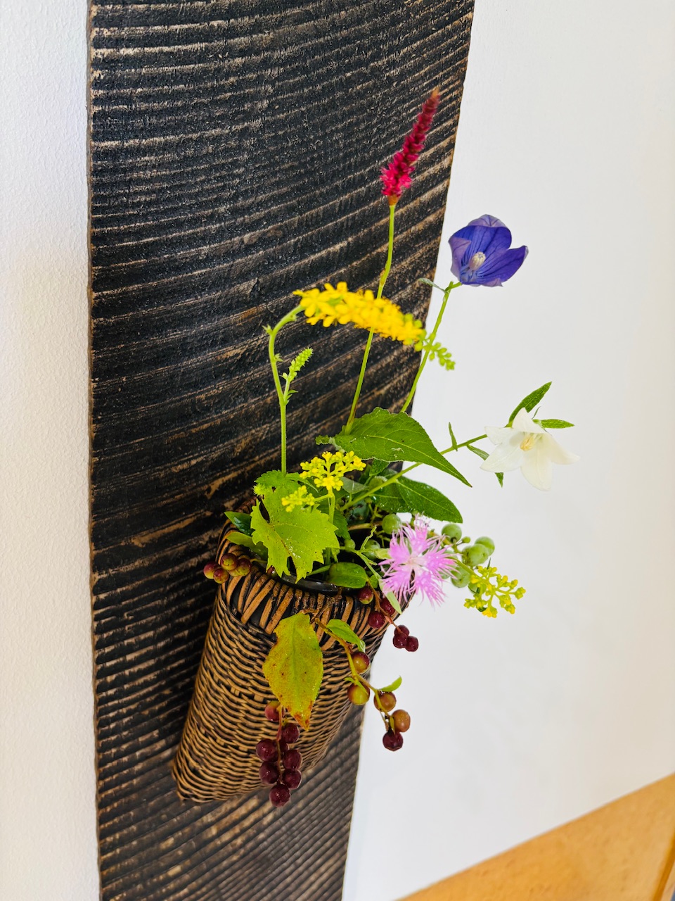 本日のクリニックの花々
