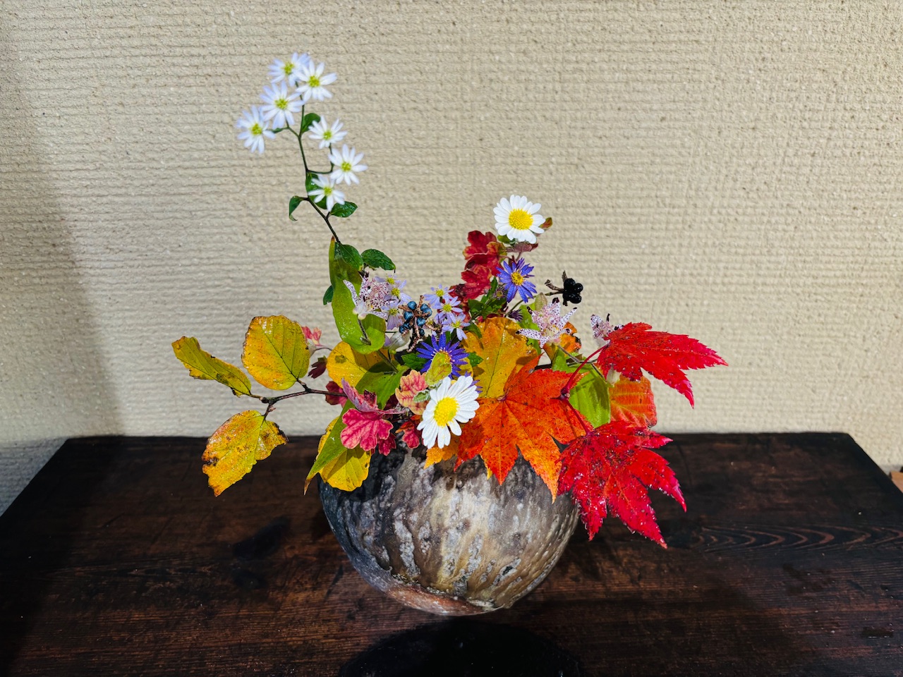 本日のクリニックの花々