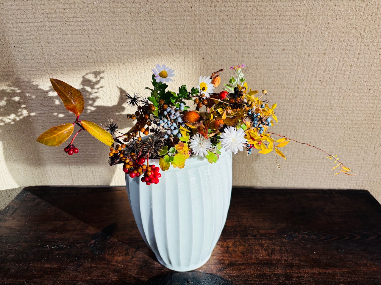 本日のクリニックの花々