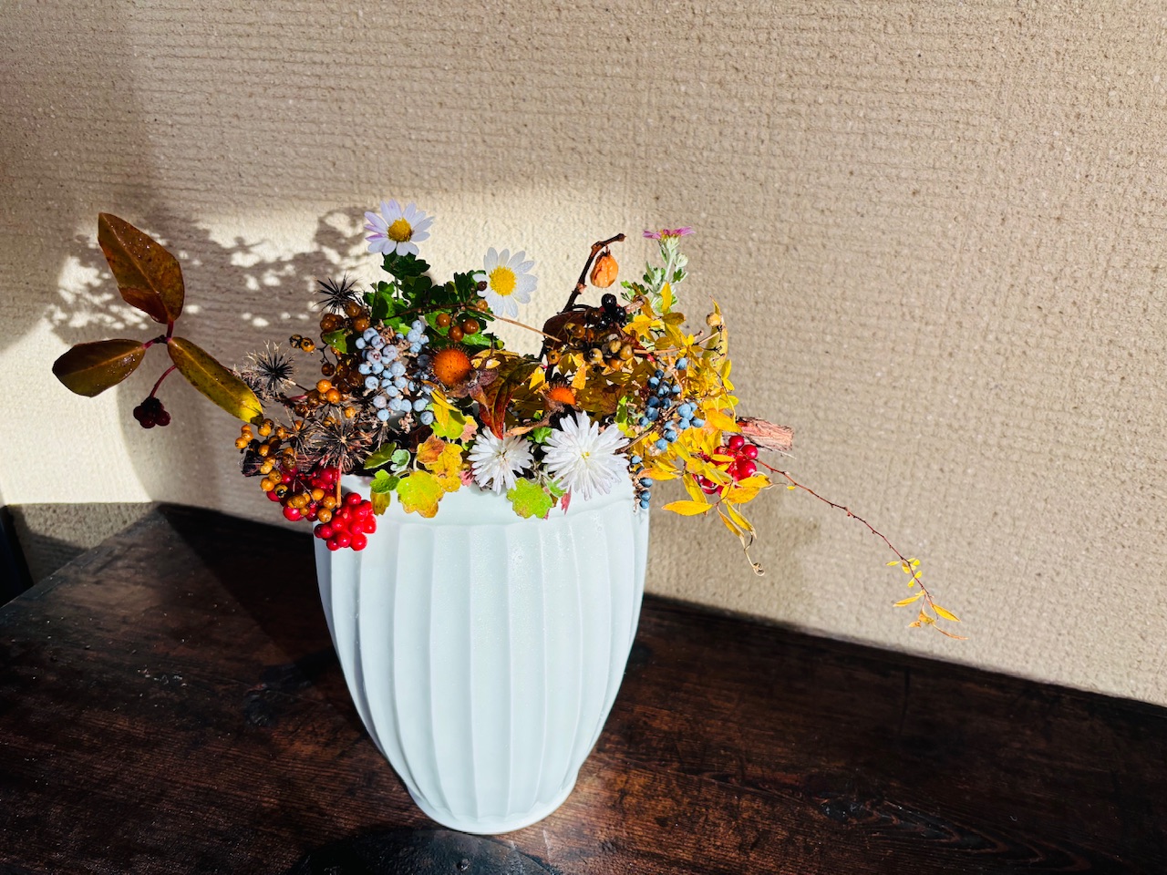 本日のクリニックの花々