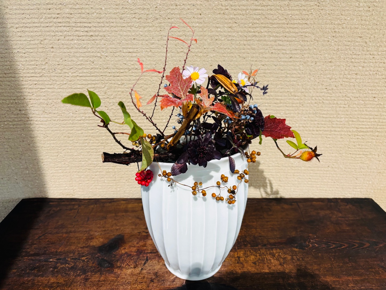 本日のクリニックの花々