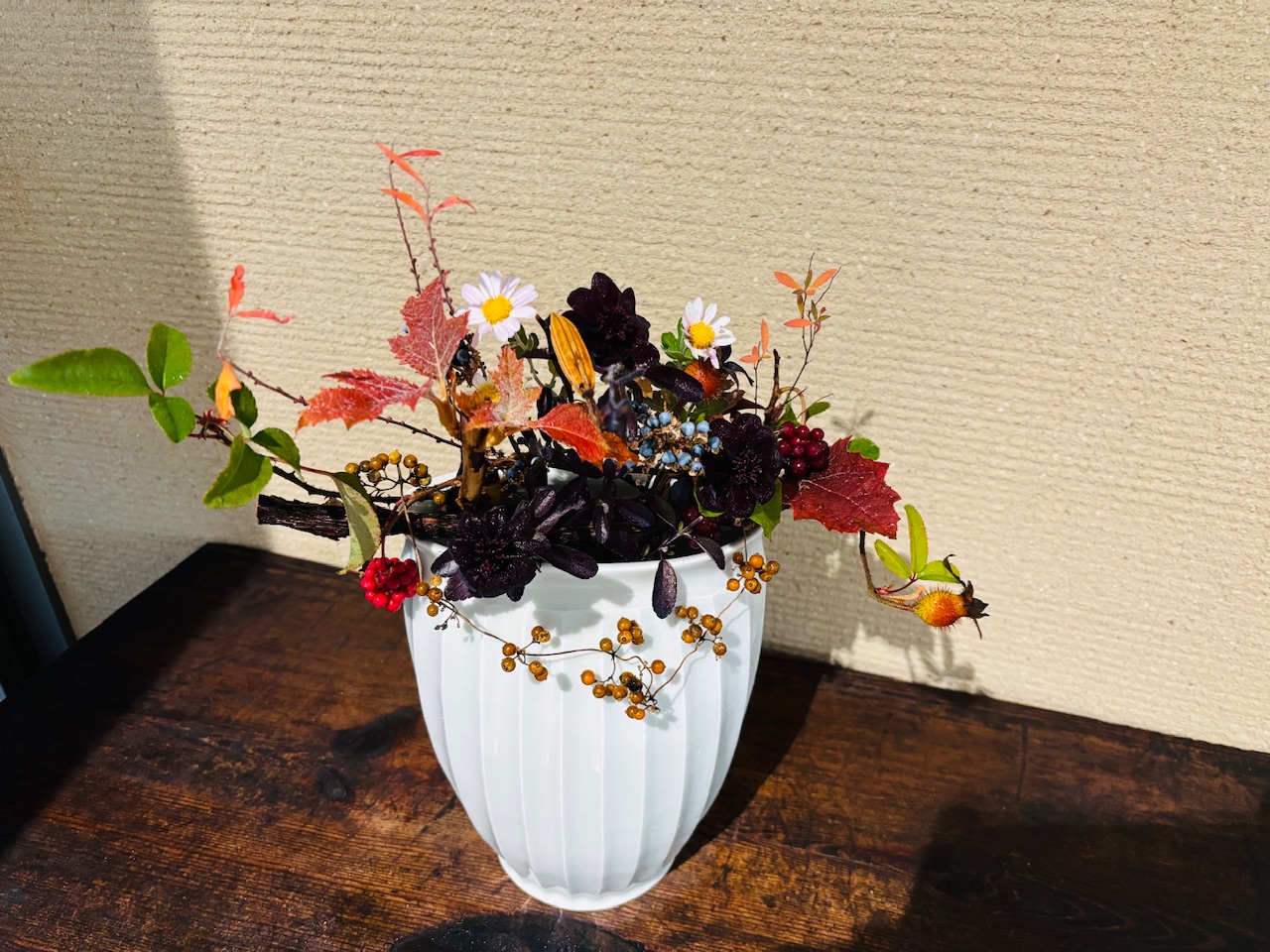 本日のクリニックの花々